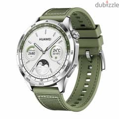 ساعة سمارت هواوي Watch GT 4، مقاس 46 مم - اخضر كلاسيك