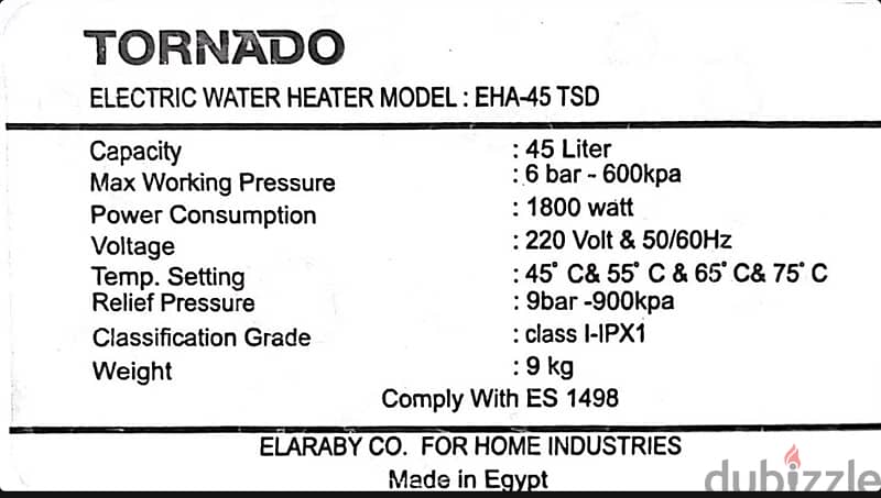 tornado electric heater 1
