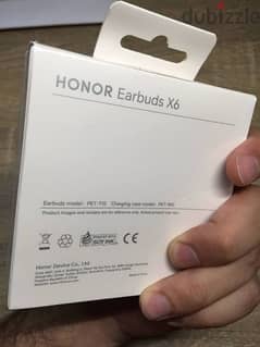HONOR Earbuds X6 متبرشمة بالضمان