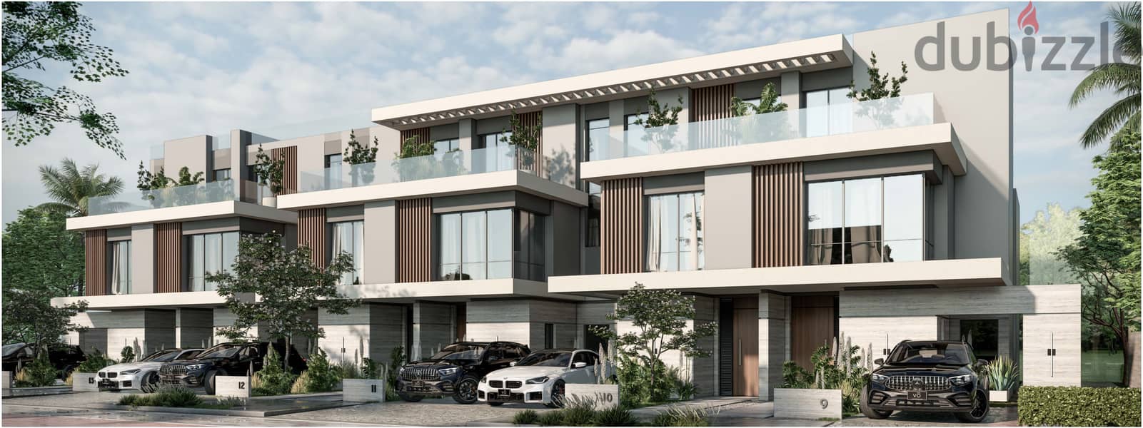 8 years installments townhouse with garden at spot price with 5% down payment only in Future City in Red Compound 4