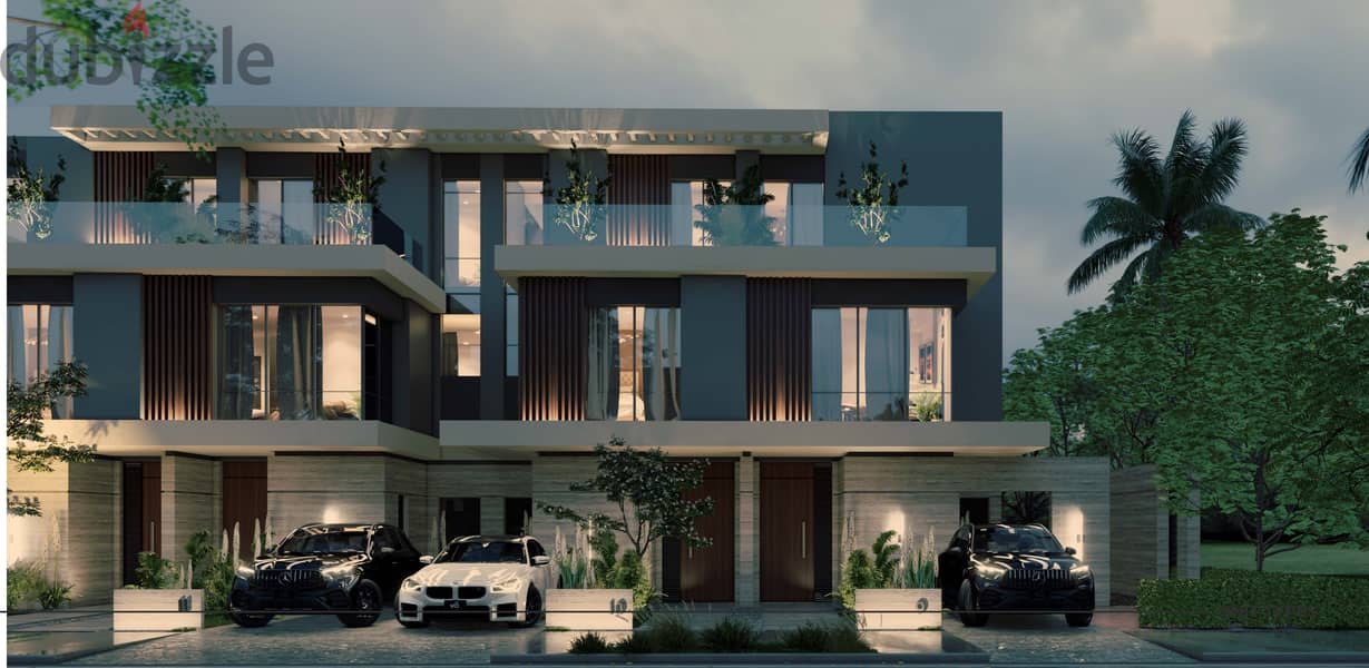 8 years installments townhouse with garden at spot price with 5% down payment only in Future City in Red Compound 5