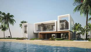 Separate villa for sale with a fantastic sea view, with a down payment of 4.5 million, in Azha, North Coast