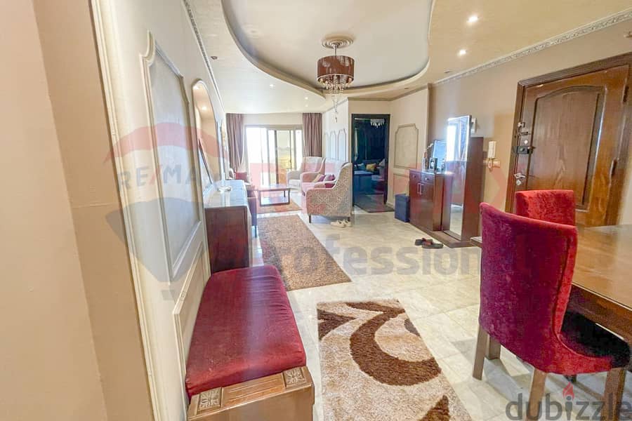 Furnished apartment for rent, 130 m, Raml Station (off Fouad St. ) 1