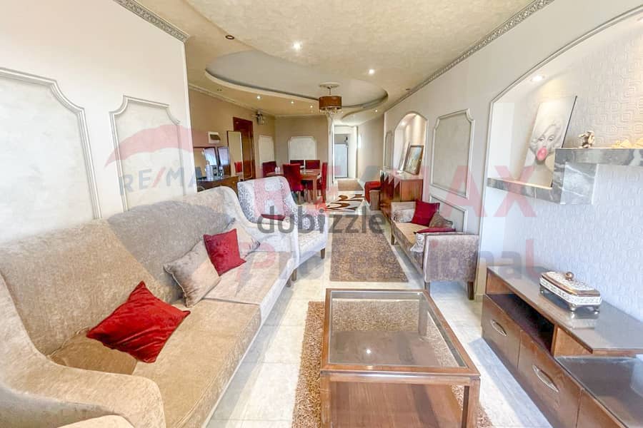 Furnished apartment for rent, 130 m, Raml Station (off Fouad St. ) 3