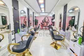Beauty equipped salon for rent 250 m Mandara (Gamal Abdel Nasser St. )