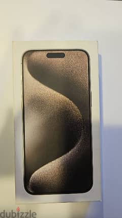 iphone 15 pro max 512gb natural titanium sealed middle east version