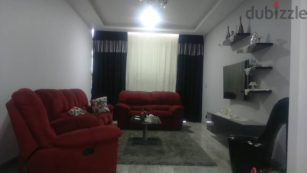 For Rent Furnished Apartment 220 M2 in Compound Waterway 1