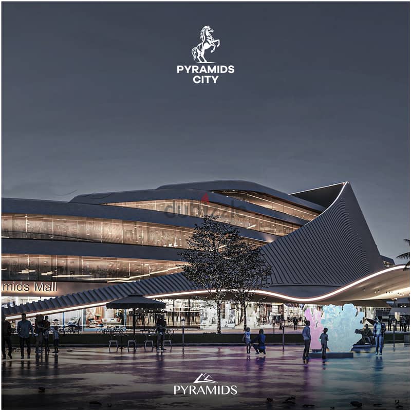 "Invest in the administrative capital with a minimum down payment of 5% and a return of 20% in the largest commercial mega mall, Pyramids City 6