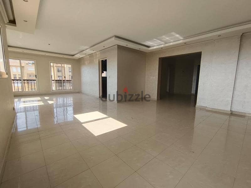 An apartment for rent in Madinaty, 260 sqm with a view of the Wadi Garden, located in B1 near the services. 5