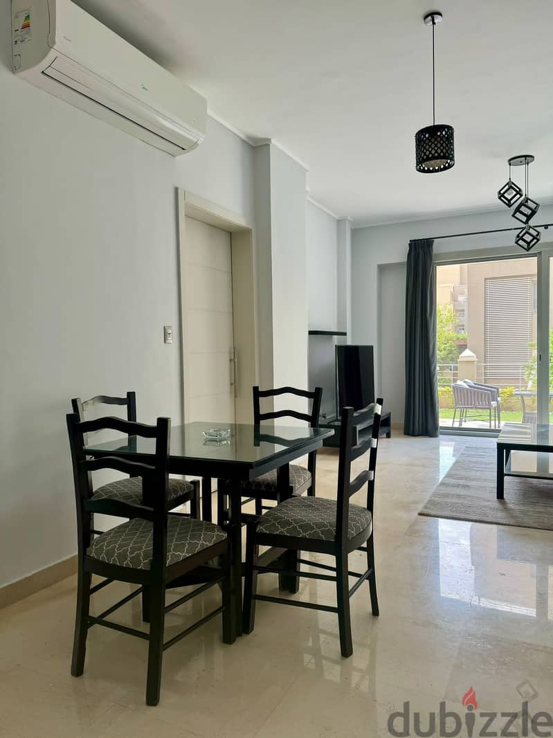 For Rent Furnished Studio With Garden in Compound Village Gate 2