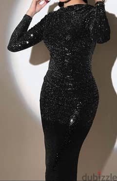 Black with silver dots dress 0