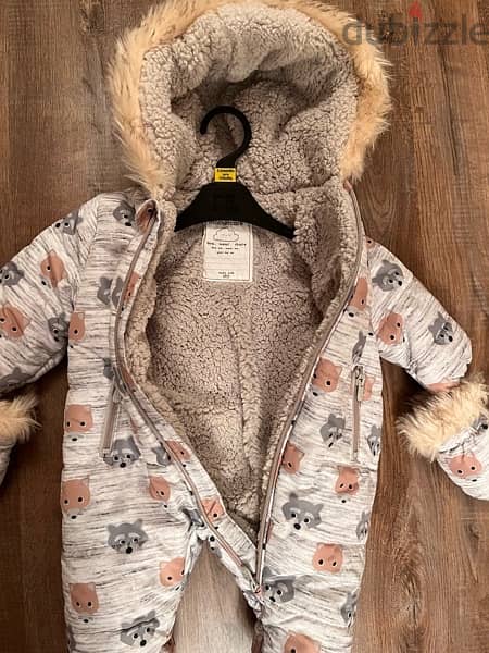 baby boy snow coat from mothercare 2