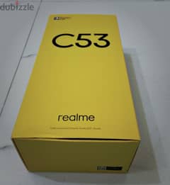 Realme C53 128G gold new ريلمي  سي ٥٣ جديد متبرشم ١٢٨ج لون دهبي