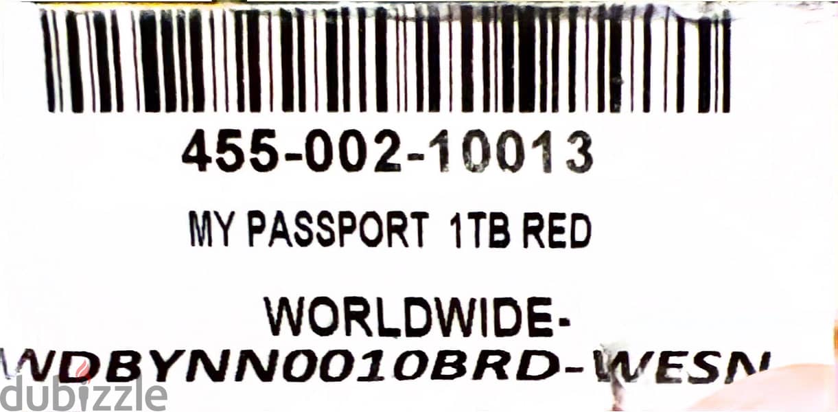 هارد محمول 1 تيرا (MY PASSPORT  (WD 4