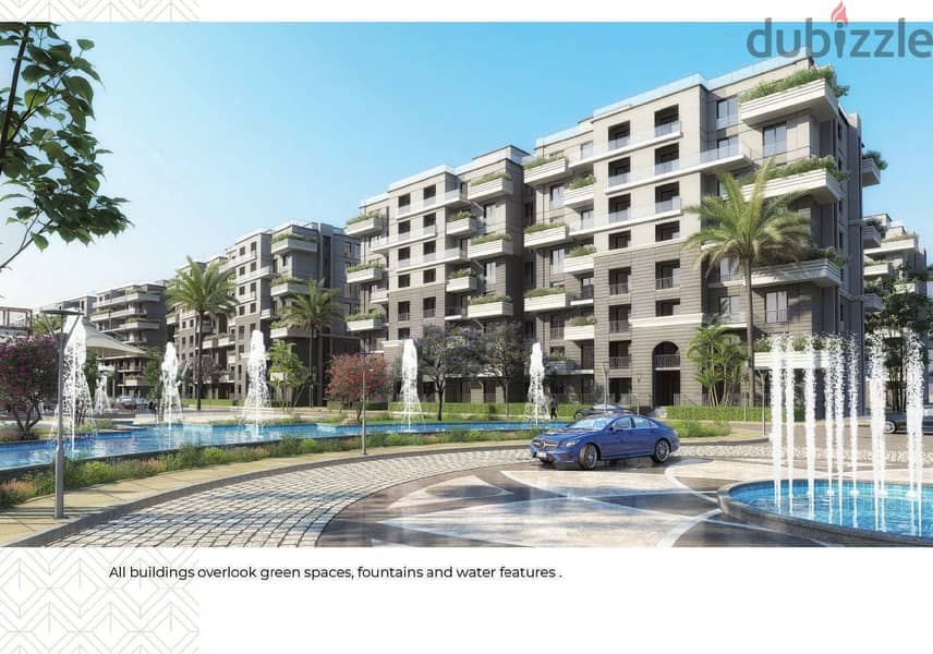 Own your apartment with an area of ​​​​155 square meters in the Dejoya 3 compound in the heart of the Administrative Capital, directly on the central 12