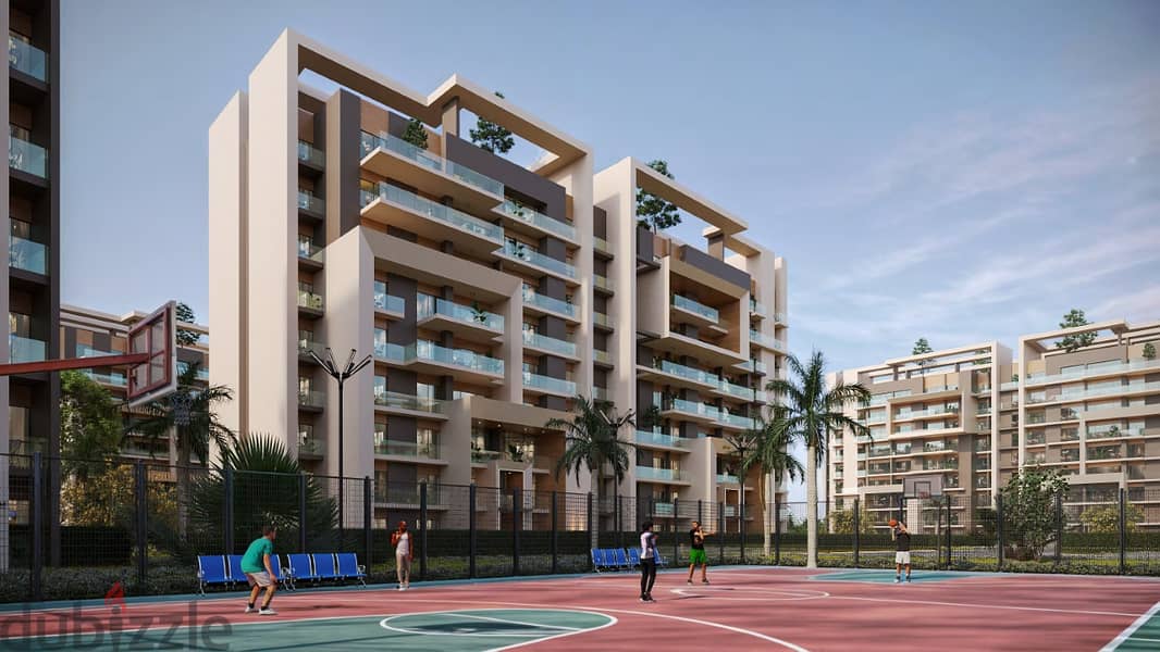 Own a 199-meter apartment with a garden view in comfortable installments over 9 years in “City Oval” Compound 6