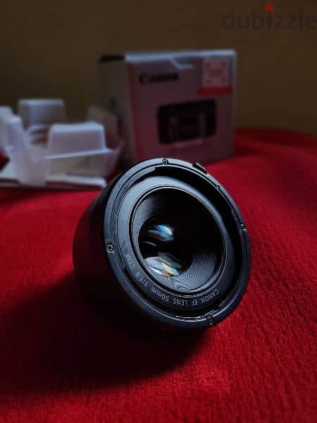 Canon lens 50mm f1.8 4