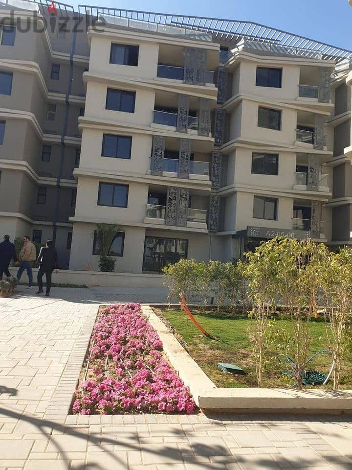 Apartment for sale, ground floor with garden, super luxurious finishing, on Al Wahat Road in October 1