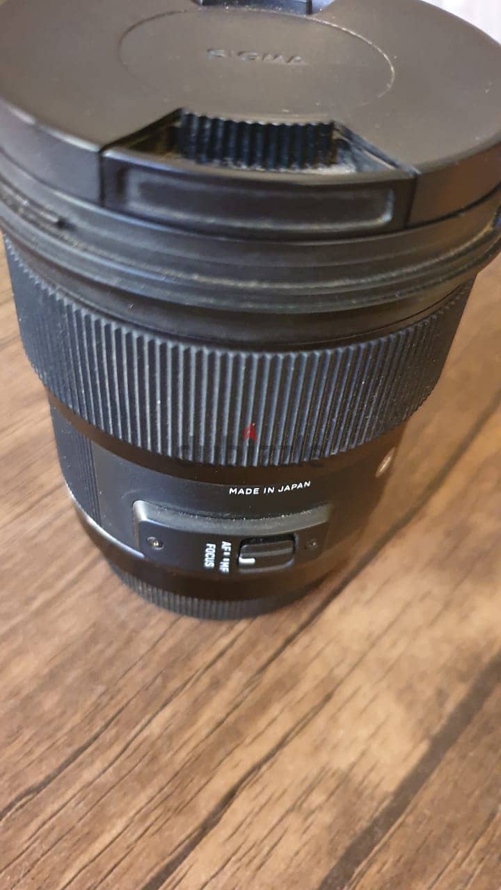 Sigma 24mm f/1.4 DG HSM Art Lens for Canon EF عدسة كانون سيجما 1