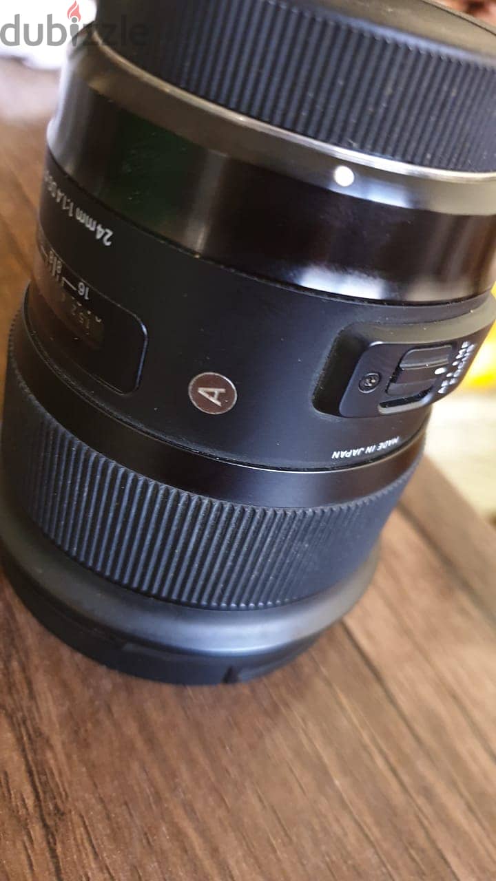 Sigma 24mm f/1.4 DG HSM Art Lens for Canon EF عدسة كانون سيجما 4