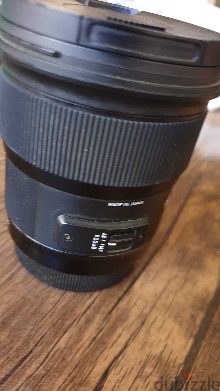 Sigma 24mm f/1.4 DG HSM Art Lens for Canon EF عدسة كانون سيجما 5
