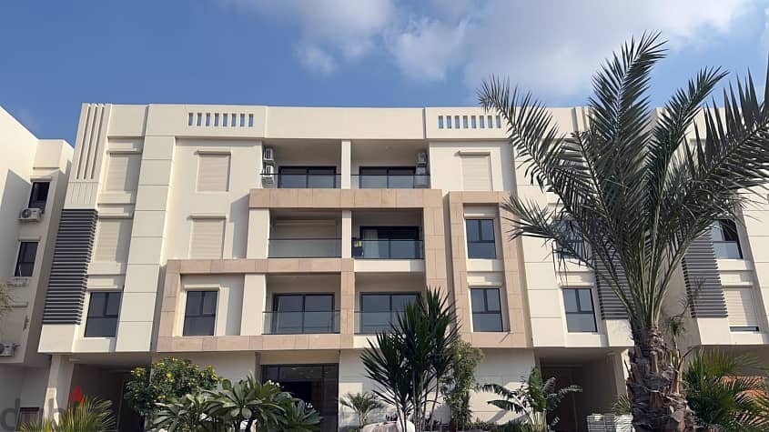 5 years installments for a unique finished studio with air conditioners and a view garden in Aljar Sheraton Compound 1