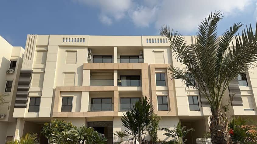 5 years installments for a unique finished studio with air conditioners and a view garden in Aljar Sheraton Compound 4