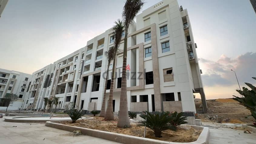 5 years installments for a unique finished studio with air conditioners and a view garden in Aljar Sheraton Compound 14