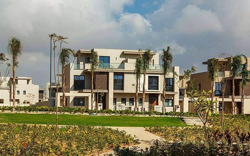 Villa with 3 floors (ground - first - roof), super luxurious, finished, in the heart of Sheikh Zayed Sodic - Sodic The Estates, near Sphinx Airport 1