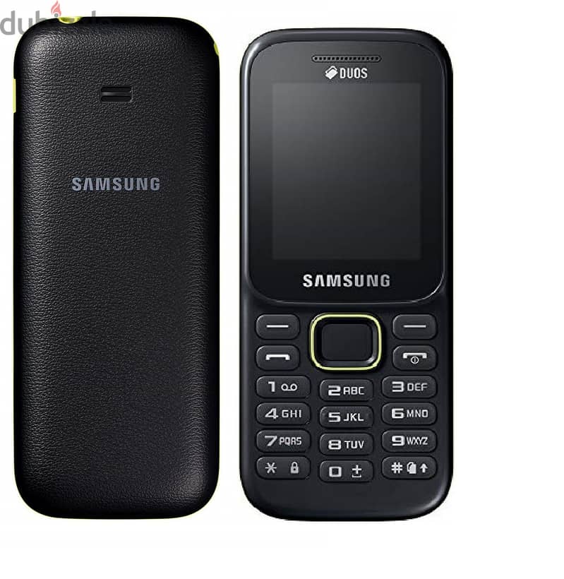 Samsung B315 Dual Sim + ساعة مستطيلة تاتش اسود 2