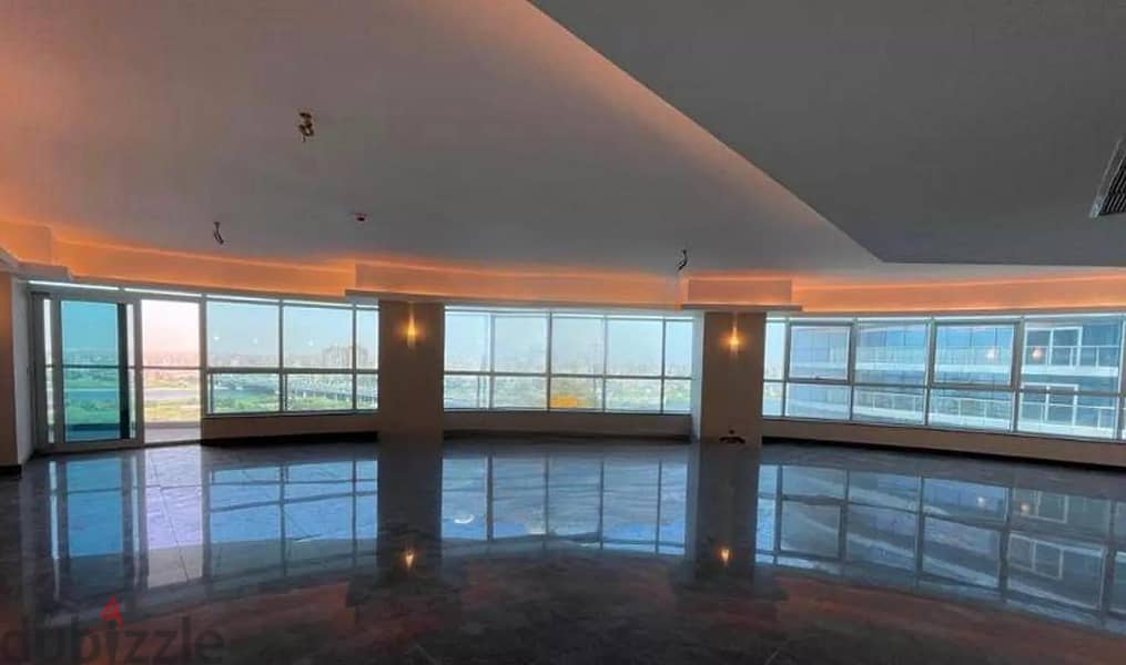 Apartment 430 m ready for inspection, immediate receipt on the Nile under the management of Hilton Hotel in installments 1