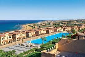 ground with garden chalet for slae in telal ain sokhna sea view+ finished -mins away from porto sokhna - 8 yeras installments - 20% discount 12