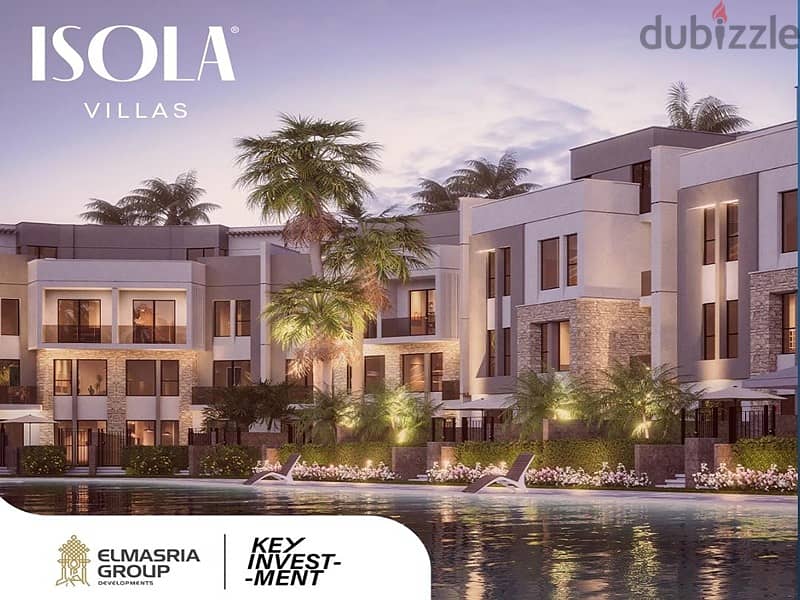 town house for sale 269m in isola villas compound green belt el sheikh zayed  1،363،000 Dp installments over 6 years 2