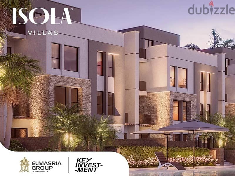 town house for sale 269m in isola villas compound green belt el sheikh zayed  1،363،000 Dp installments over 6 years 5