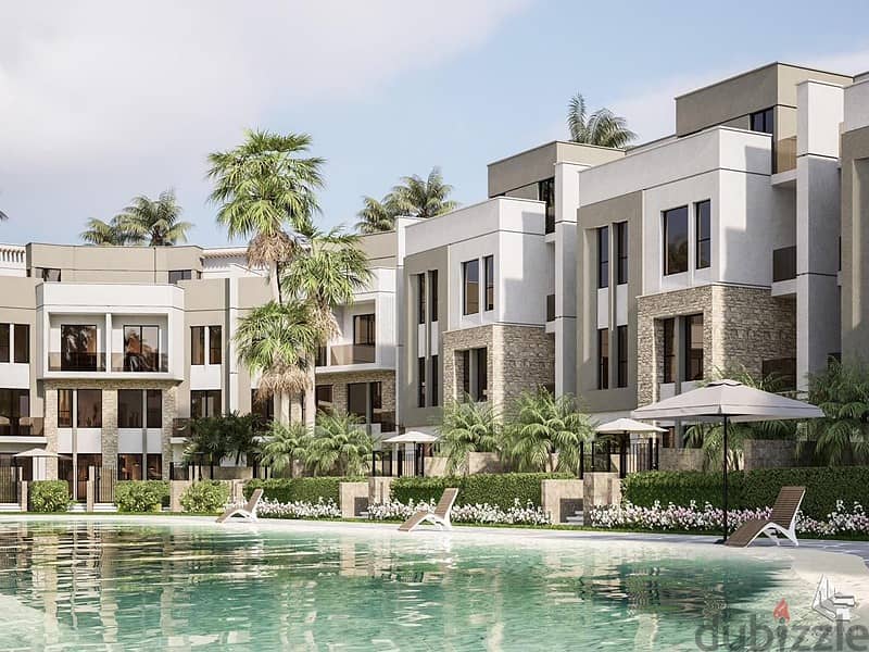 town house for sale 269m in isola villas compound green belt el sheikh zayed  1،363،000 Dp installments over 6 years 8