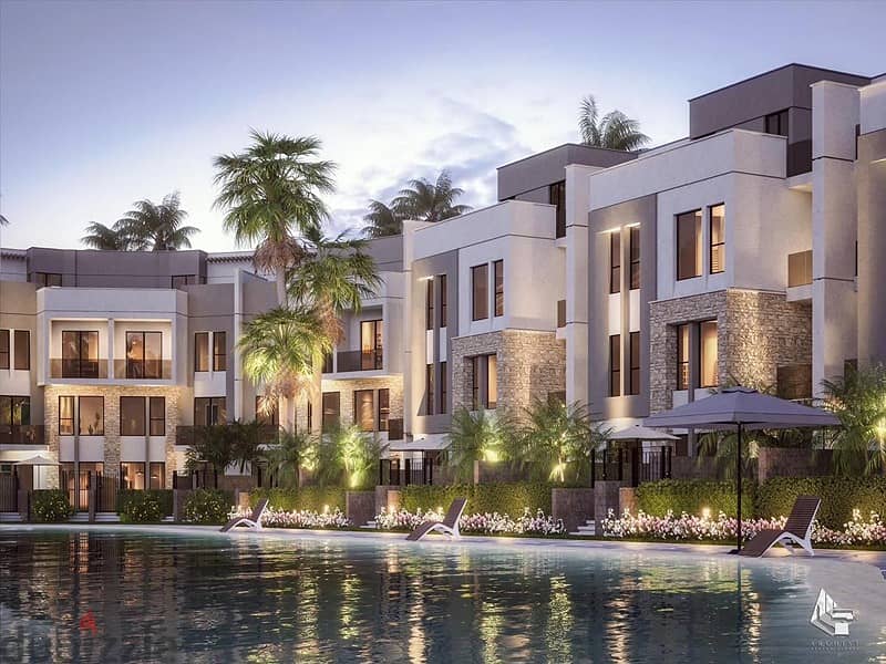 town house for sale 269m in isola villas compound green belt el sheikh zayed  1،363،000 Dp installments over 6 years 9