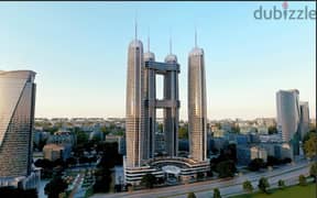 امتلك مكتب اداري متشطب في العاصمة الأدارية داخل اطول برج في العاصمة Nile Business City بمقدم 10% وقسط علي 8 سنوات بعقد تشغيل مع الشركة