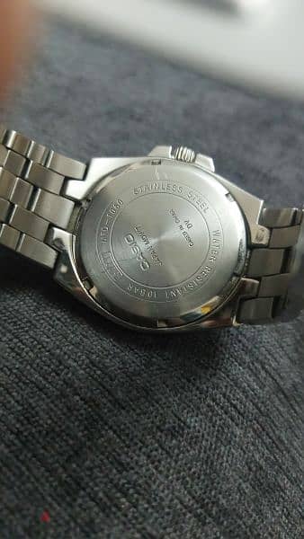 CASIO Men's Divers Stainless Steel Watch Model: MTD-1060ساعه كاسيو 2
