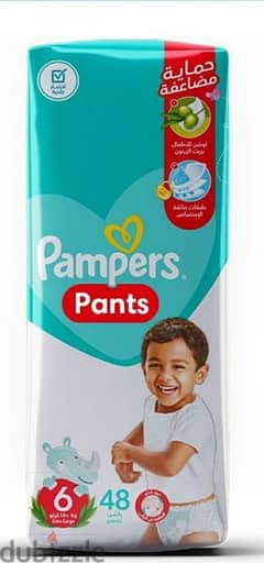 pampers pants مقاس ٦