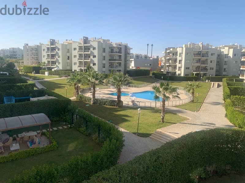 شقة للبيع بكمبوند ادرس الشيخ زايد درة مساحة134م  ارضي  بحديقة 9