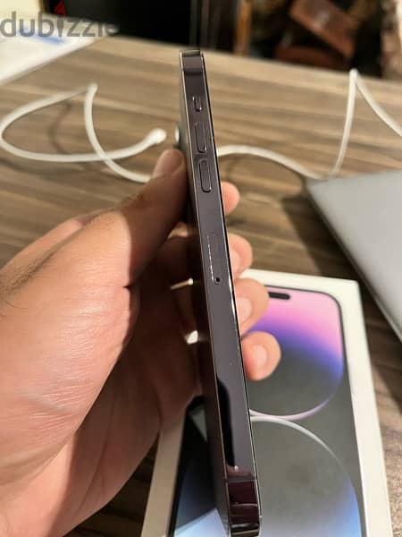 iPhone 14 Pro Max 256GB Purple Like New بضمان و بدون خدش 2
