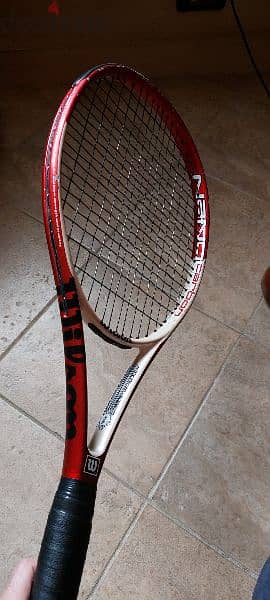 tennis racket wilson nano carbon pro 27 2