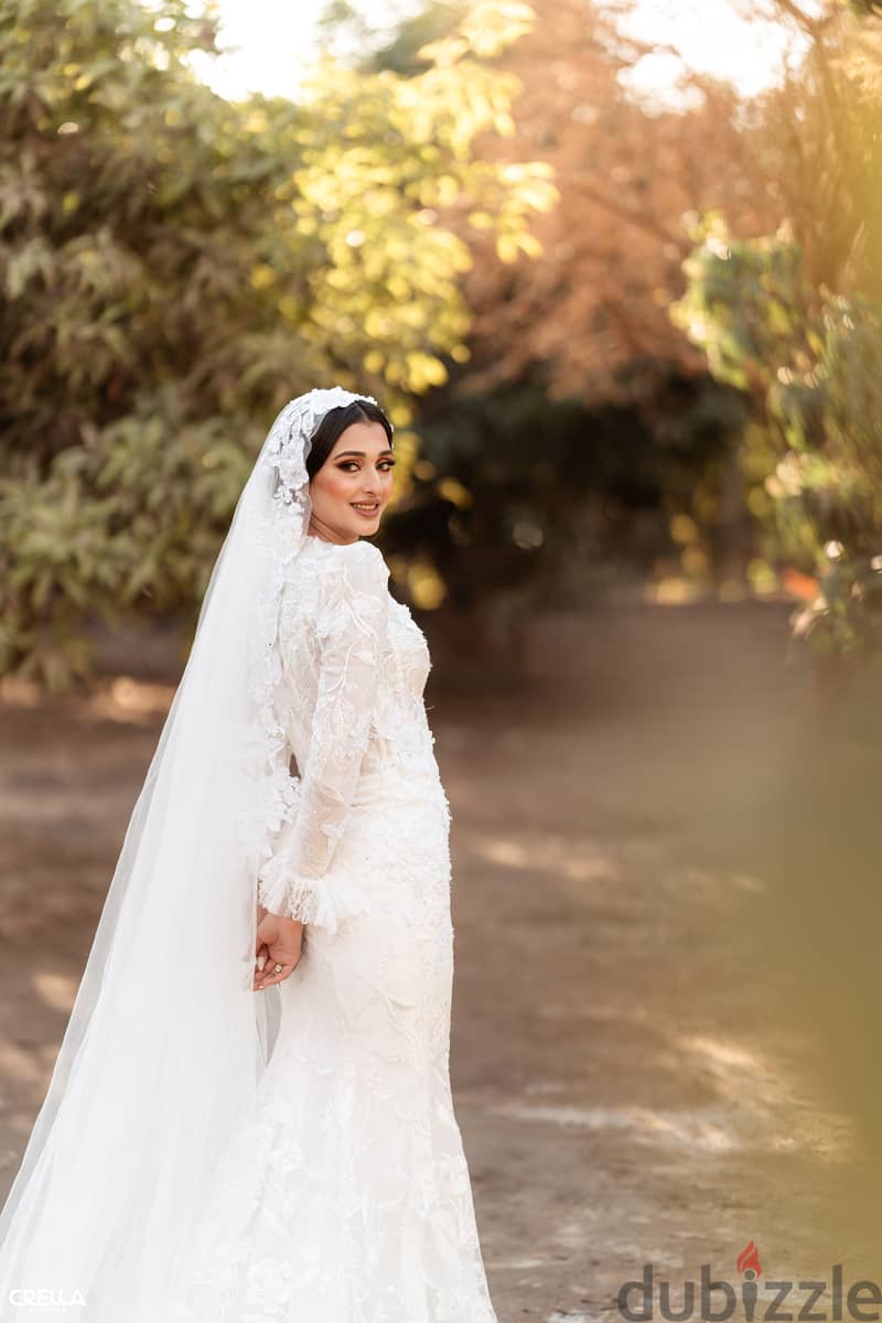 فستان زفاف تصميم ريم باكر 4