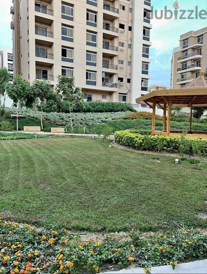 VIP apartment for sale 208 sqm + distinctive garden view with landscape in front of the airport in Taj City 6