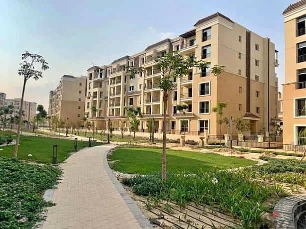 A luxury apartment for sale in installments in a very special location in the (Saray) compound in Mostaqbal City, on Imdad, Fifth Settlement, next to 1