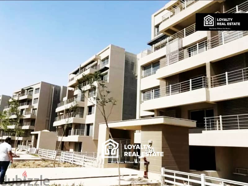 Apartment for sale ready to move with large garden in capital gardens compound 9