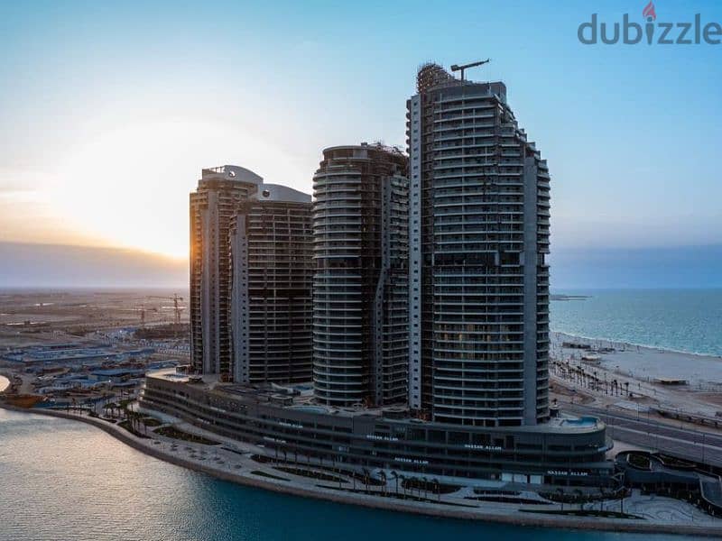 Apartment for sale [ Fully Finished + Immediate Delivery + Exceptional Sea View ] in the latest release of the New Alamein Towers 3