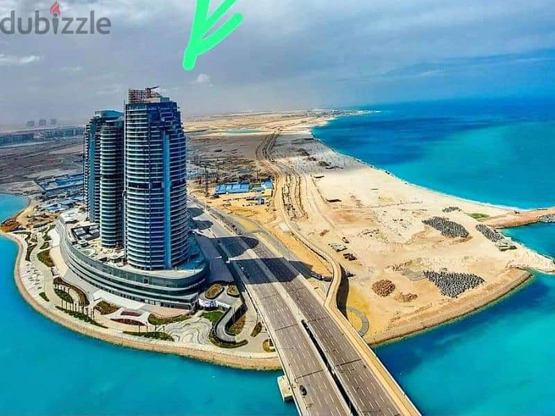 Apartment for sale [ Fully Finished + Immediate Delivery + Exceptional Sea View ] in the latest release of the New Alamein Towers 8