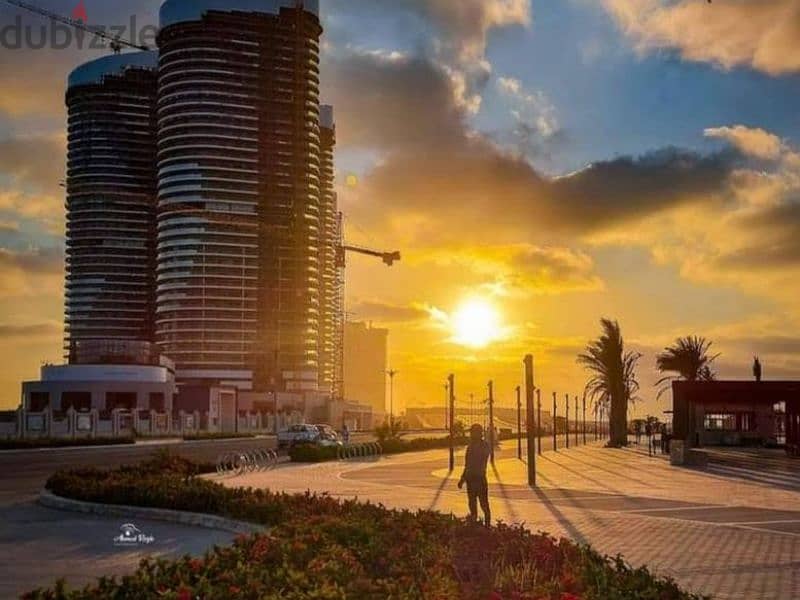 Apartment for sale [ Fully Finished + Immediate Delivery + Exceptional Sea View ] in the latest release of the New Alamein Towers 9