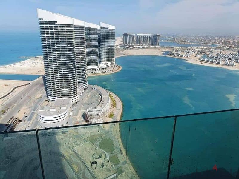 Apartment for sale [ Fully Finished + Immediate Delivery + Exceptional Sea View ] in the latest release of the New Alamein Towers 13